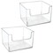 mDesign Kitchen Plastic Storage Organizer Bin with Open Front
